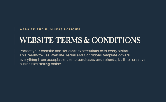 Website Terms & Conditions