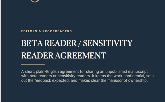Beta Reader Sensitivity Reader Agreement